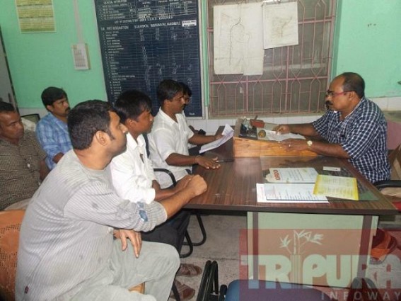 Kamalpur: Youth Congress placed deputation to the SDMO